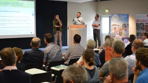 De gauche à droite Maud Dubois et Benjamin Vachon, conseillers du BHR et Philippe Wegmann, directeur. ©LKP